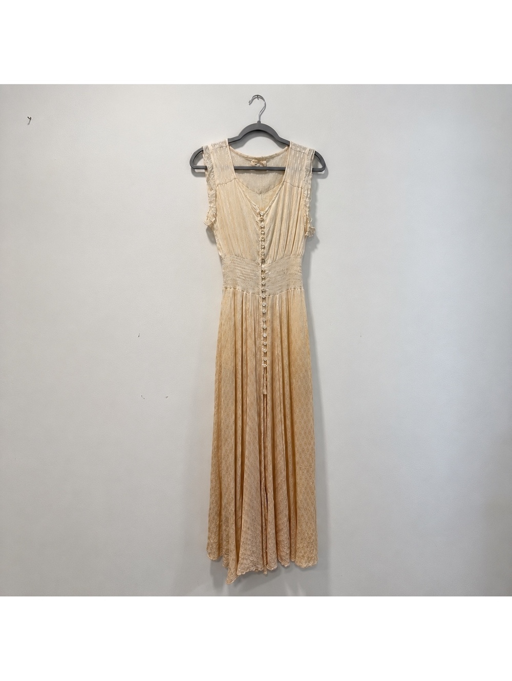 Muche Muchette Cream Boho Maxi Dress